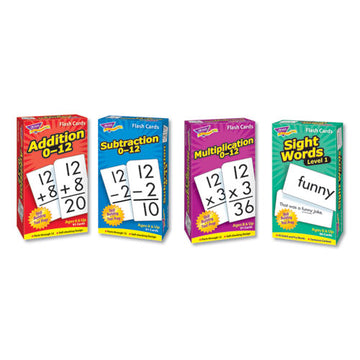 TREND® Skill Drill Flash Cards, Addition, 3 X 6, Black And White, 91-pack freeshipping - TVN Wholesale